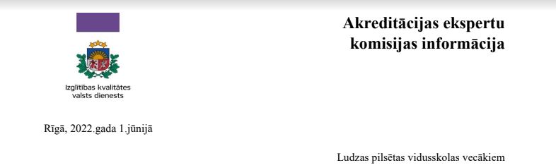 Vecakiem zinojums